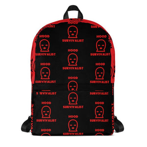 Hood Survivalist Classic Goon Logo Backpack in Black - Hood Survivalist