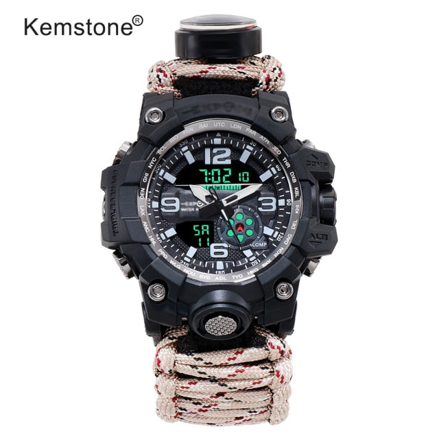 Kemstone Adventure Compass Survival Watch - Hood Survivalist