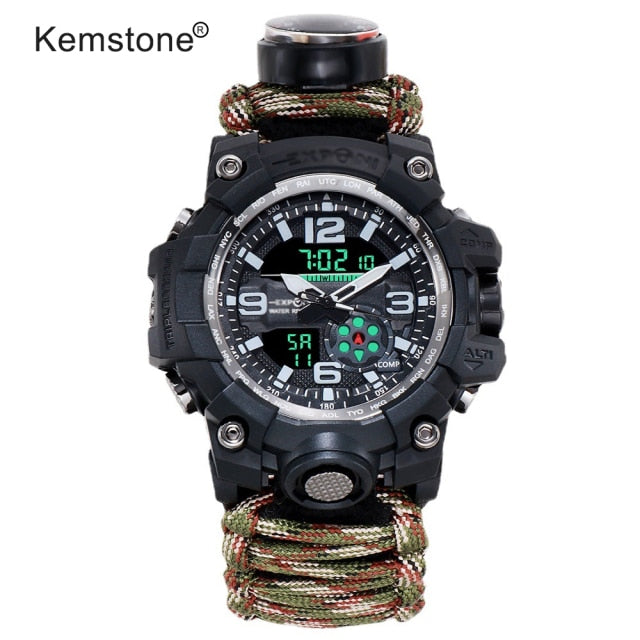 Kemstone Adventure Compass Survival Watch - Hood Survivalist