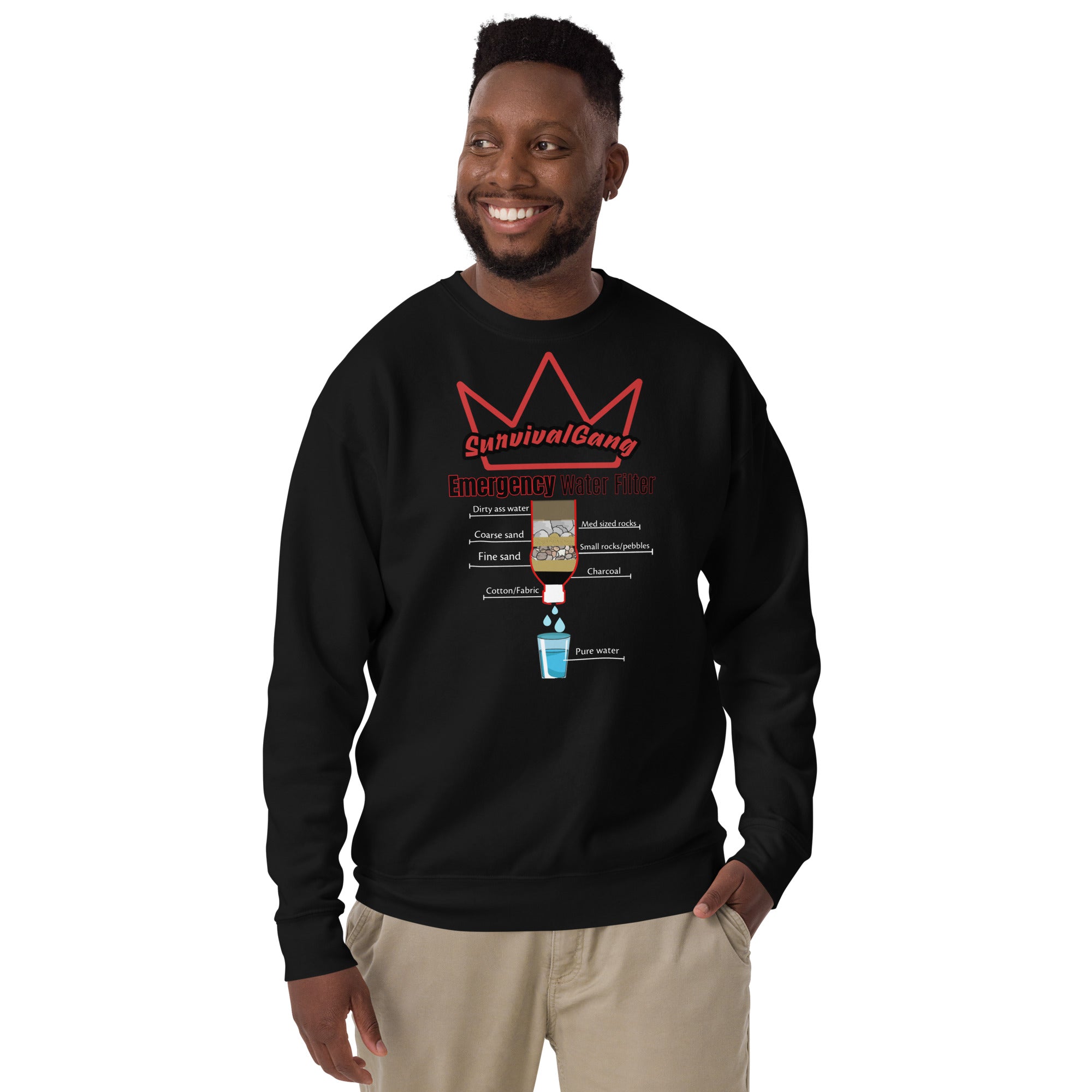 SurvivalGang Pure Water Premium Sweatshirt