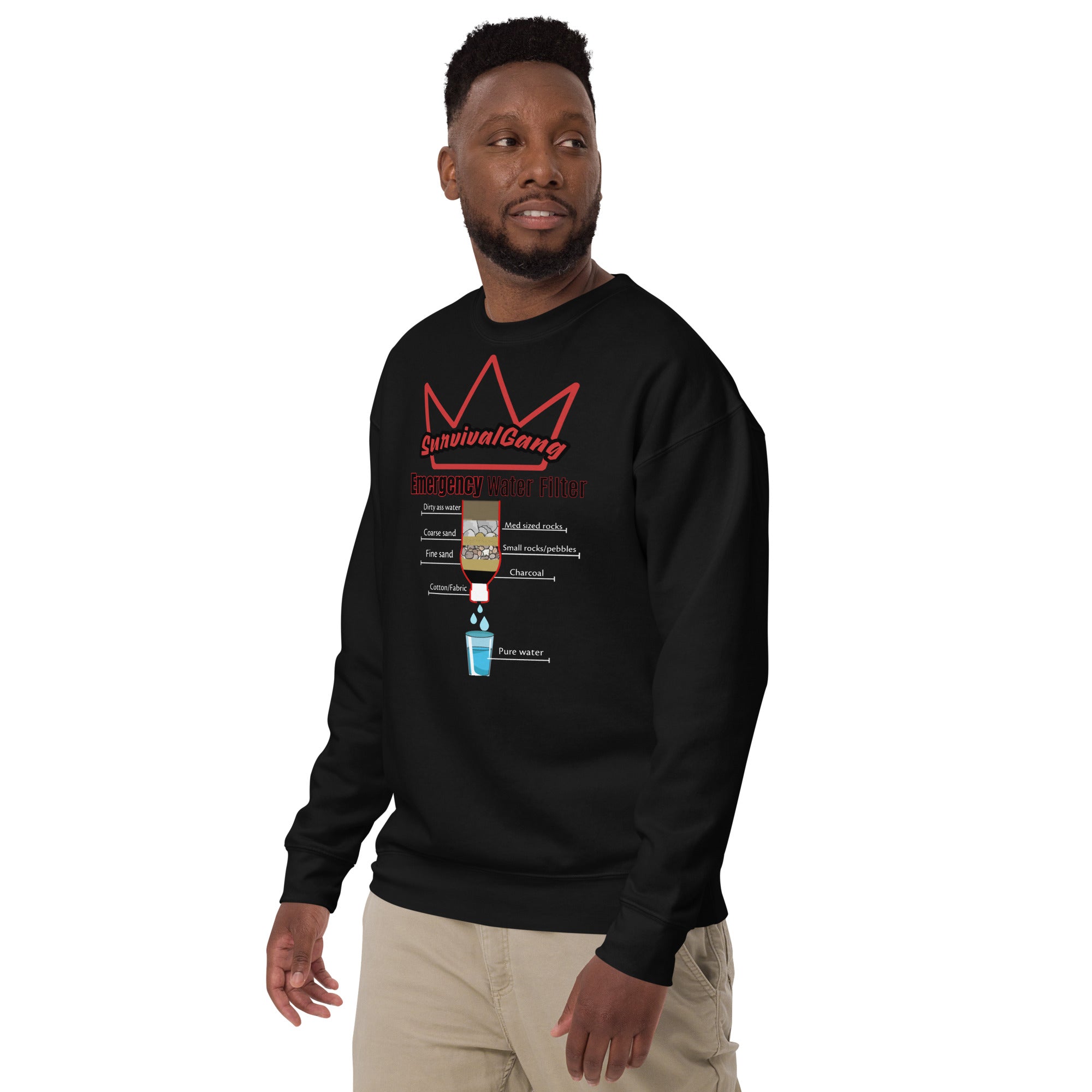 SurvivalGang Pure Water Premium Sweatshirt