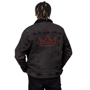 SurvivalGang Survival Is King Denim Sherpa Jacket