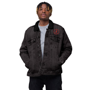 SurvivalGang Survival Is King Denim Sherpa Jacket